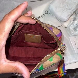 Coach Mini Camera Pride Crossbody Purse
